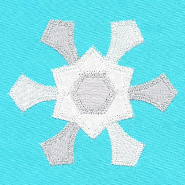 Snowflake Quilt Block (In-the-Hoop)