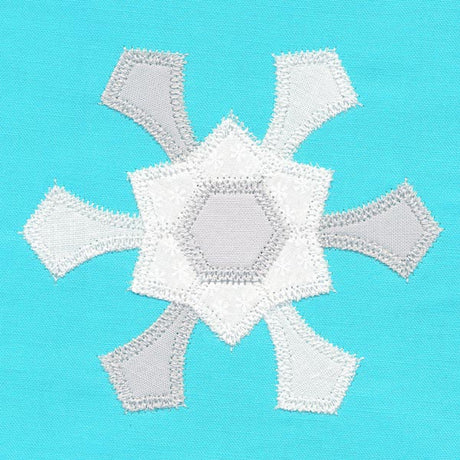 Snowflake Quilt Block (In-the-Hoop)