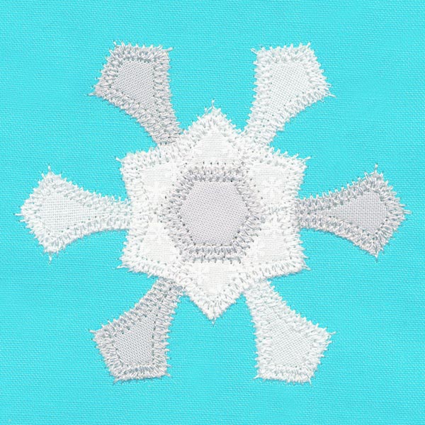 Snowflake Quilt Block (In-the-Hoop)
