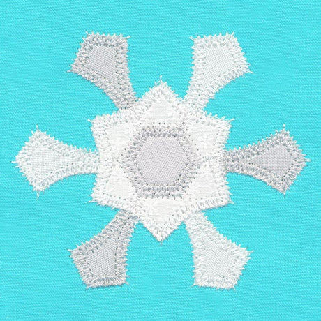 Snowflake Quilt Block (In-the-Hoop)
