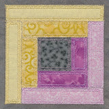 Log Cabin Quilt Block (In-the-Hoop)