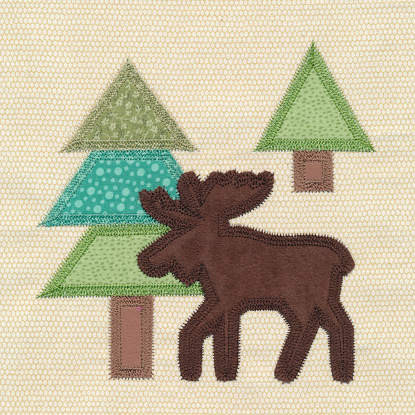 Northwoods Quilt Block (In-the-Hoop)