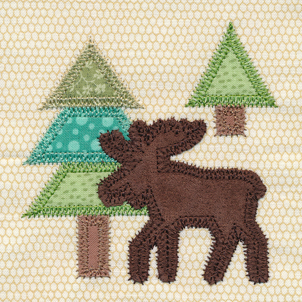 Northwoods Quilt Block (In-the-Hoop)