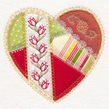 Crazy Patchwork Heart (Heirloom Applique)
