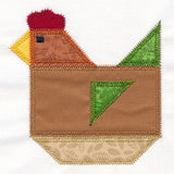 Rooster Quilt Block (In-the-Hoop)