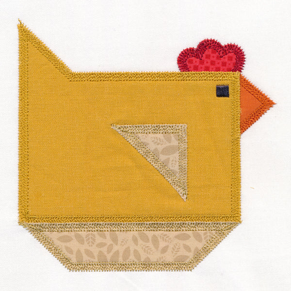 Hen Quilt Block (In-the-Hoop)