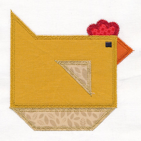 Hen Quilt Block (In-the-Hoop)