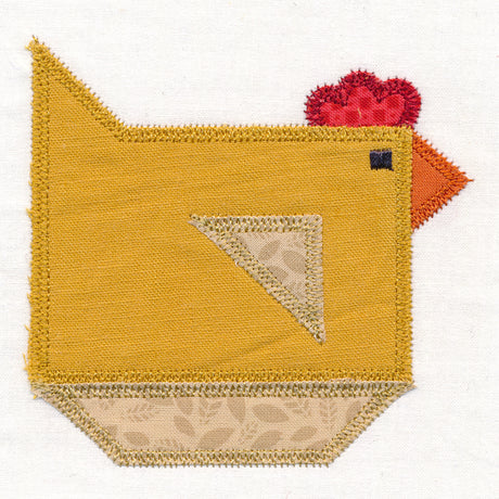 Hen Quilt Block (In-the-Hoop)