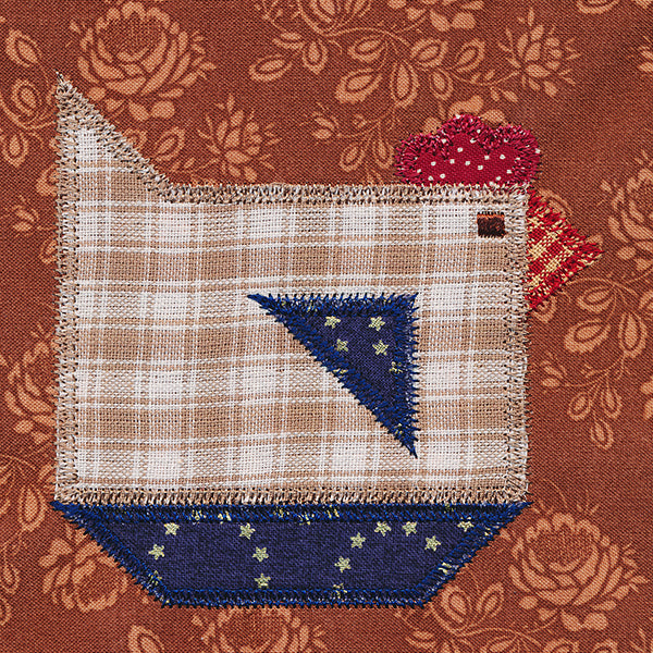 Hen Quilt Block (In-the-Hoop)