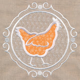 Chicken Cameo (Applique)