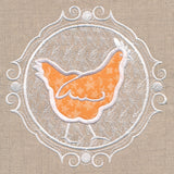 Chicken Cameo (Applique)
