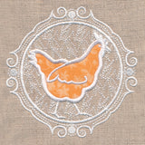 Chicken Cameo (Applique)