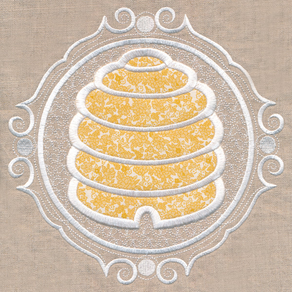 Beehive Cameo (Applique)