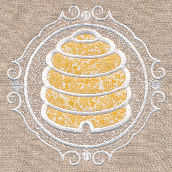 Beehive Cameo (Applique)