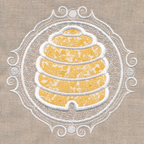 Beehive Cameo (Applique)