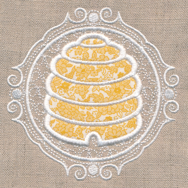 Beehive Cameo (Applique)