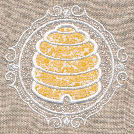 Beehive Cameo (Applique)