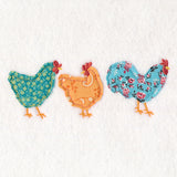 Chicken Trio (Crafty Cut Applique)