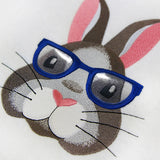 Bespectacled Bunny (Vinyl Applique)