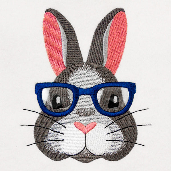 Bespectacled Bunny (Vinyl Applique)