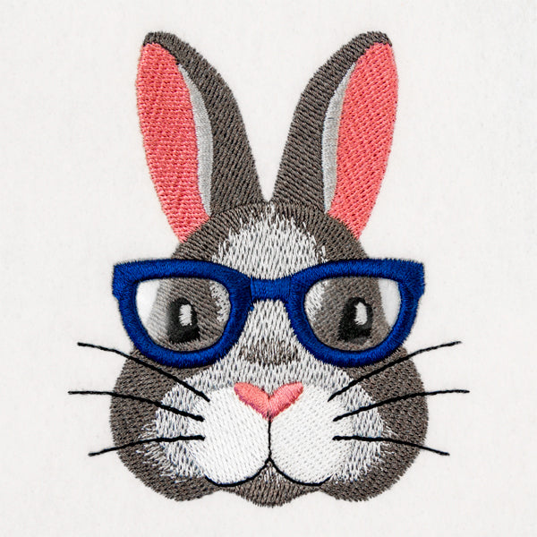 Bespectacled Bunny (Vinyl Applique)
