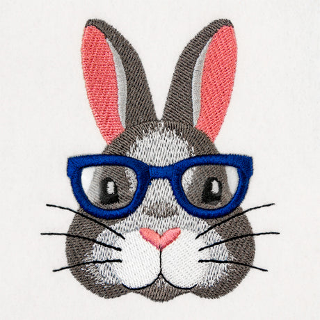 Bespectacled Bunny (Vinyl Applique)