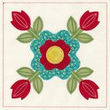 Rose of Sharon Quilt Block (In-the-Hoop)