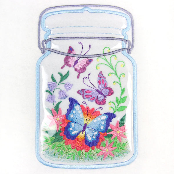 Butterfly Terrarium (Vinyl Applique)