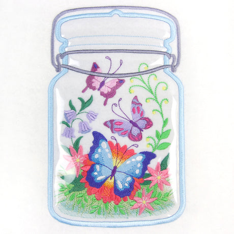 Butterfly Terrarium (Vinyl Applique)