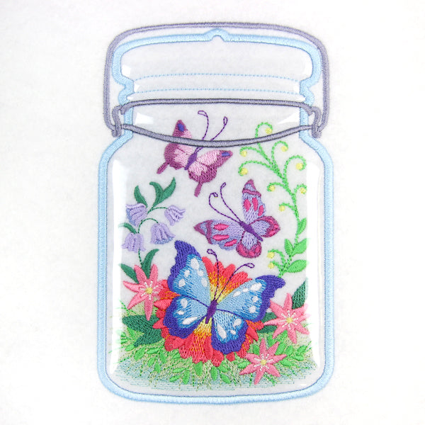 Butterfly Terrarium (Vinyl Applique)