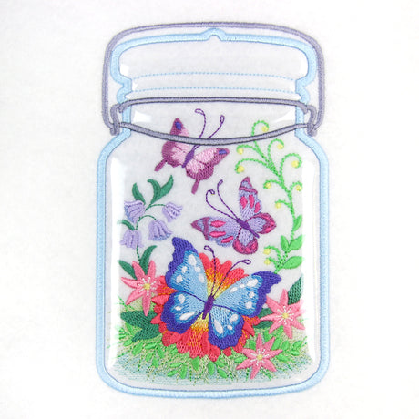 Butterfly Terrarium (Vinyl Applique)
