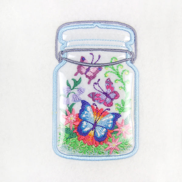 Butterfly Terrarium (Vinyl Applique)