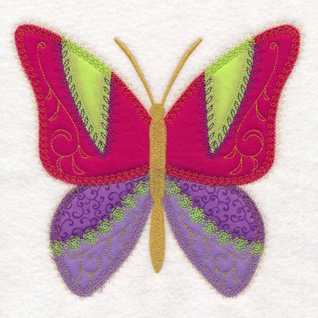 Crazy Patchwork Butterfly (Heirloom Applique)