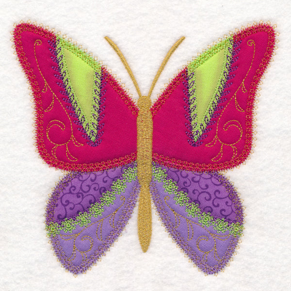 Crazy Patchwork Butterfly (Heirloom Applique)