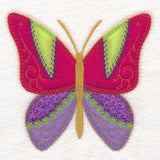 Crazy Patchwork Butterfly (Heirloom Applique)