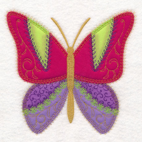 Crazy Patchwork Butterfly (Heirloom Applique)
