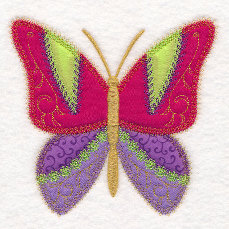 Crazy Patchwork Butterfly (Heirloom Applique)