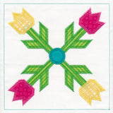 Tulip Quilt Block (In-the-Hoop)
