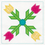 Tulip Quilt Block (In-the-Hoop)