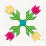 Tulip Quilt Block (In-the-Hoop)
