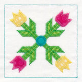 Tulip Quilt Block (In-the-Hoop)