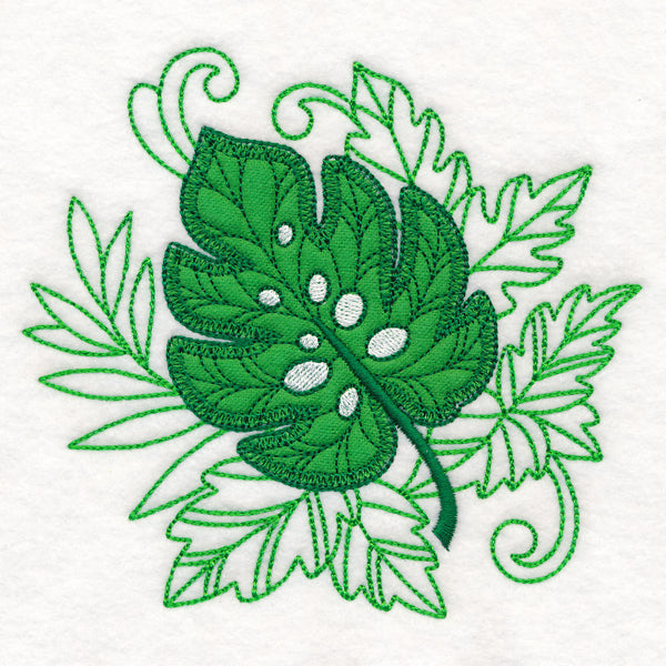 Frolicking Monstera (Applique)