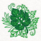 Frolicking Monstera (Applique)