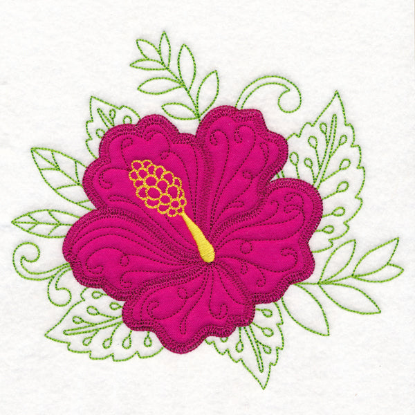 Heavenly Hibiscus (Applique)