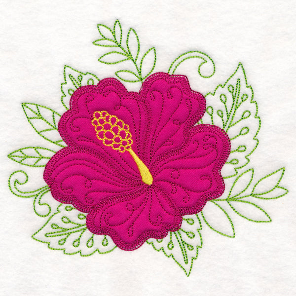 Heavenly Hibiscus (Applique)