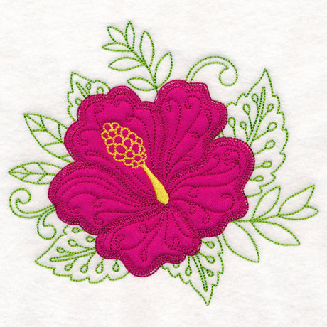 Heavenly Hibiscus (Applique)