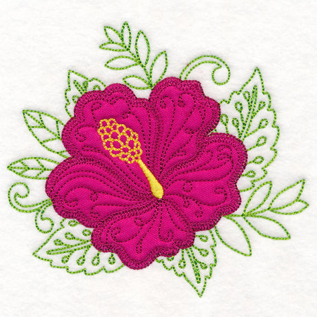 Heavenly Hibiscus (Applique)