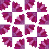 Grandmother's Fan Quilt Block (In-the-Hoop)