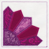 Grandmother's Fan Quilt Block (In-the-Hoop)