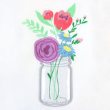 Blooming Petal Party Mason Jar (Vinyl Applique)